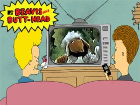 Beavis and Butthead watching The Wombles