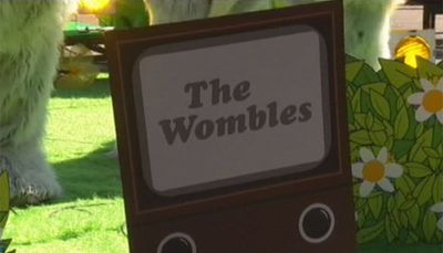 The Wombles television screen on This Morning