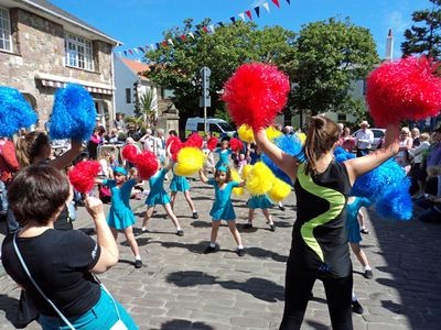 Alderney's KFA Sunbeams perform their Womble Dance