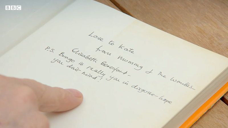 The Wombles book with inscription to Kate