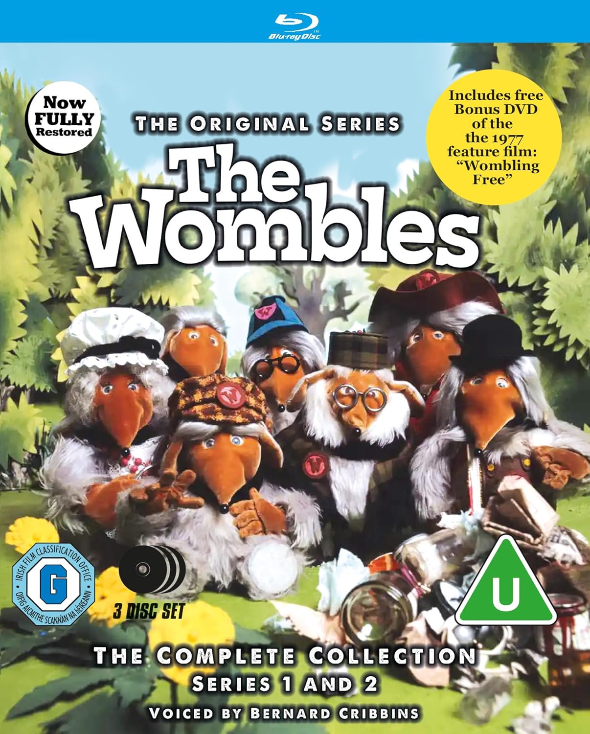 The Wombles: The Complete Collection Series 1 and 2 Blu-ray and  