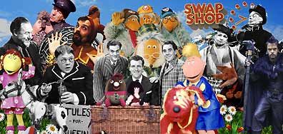 Collage of children's TV characters