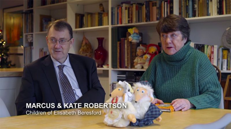 Marcus and Kate Robertson, children of Elisabeth Beresford