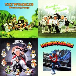 Four Wombles albums