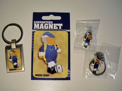 Haydon magnet, keyrings and badge