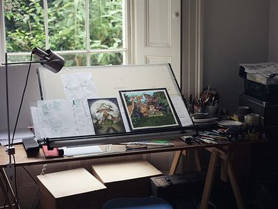 Nick Price's studio