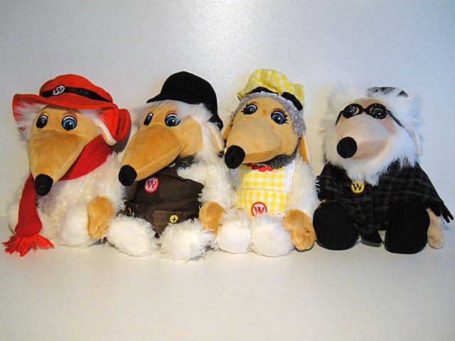 Oncle Bulgarie La peluche Wombles, 10 Wombles De Wimbledon Cuddly