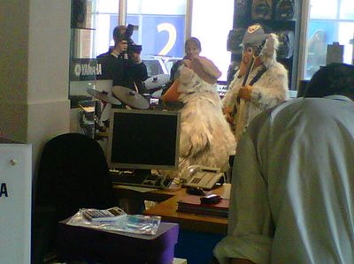 The Wombles band in Chappell of Bond Street