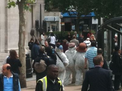 The Wombles band in Wimbledon high street