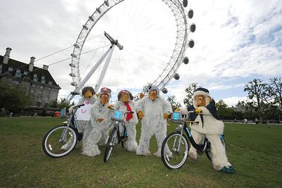 The Wombles at the London Eye