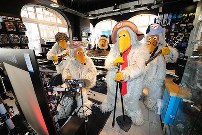 The Wombles at Chappell of Bond Street music shop